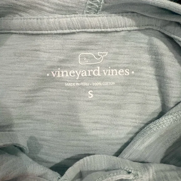 NWT Vineyard Vines Lightweight Aqua Haze Hoodie | Whale Logo | Size S - Picture 13 of 14
